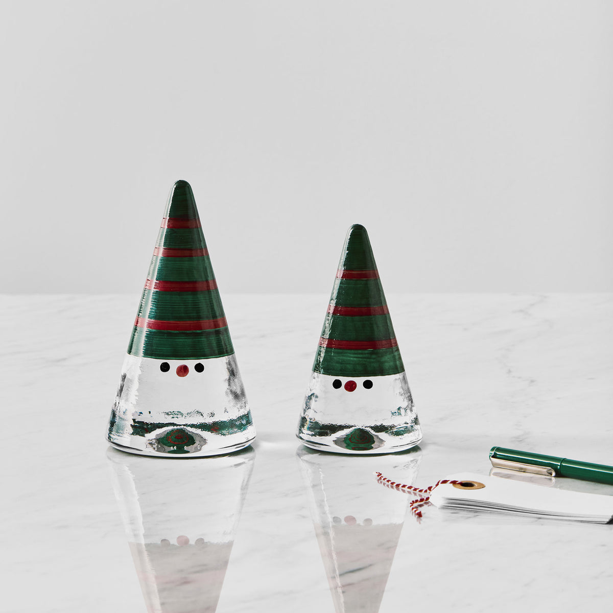 Noel Santa Green Small