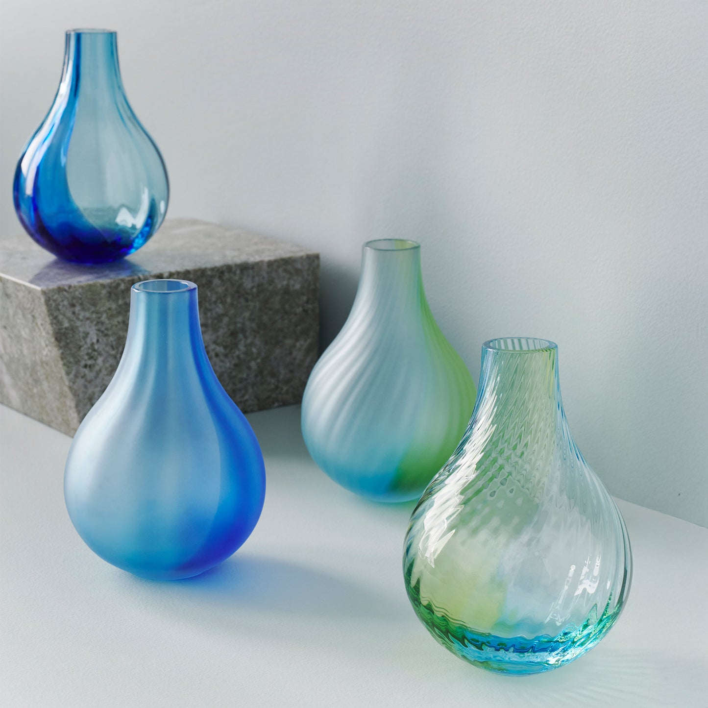 Iris Vase Blue