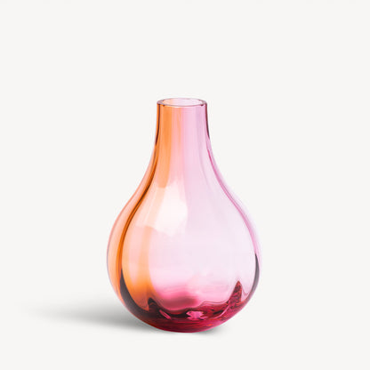 Iris Vase Pink/Amber