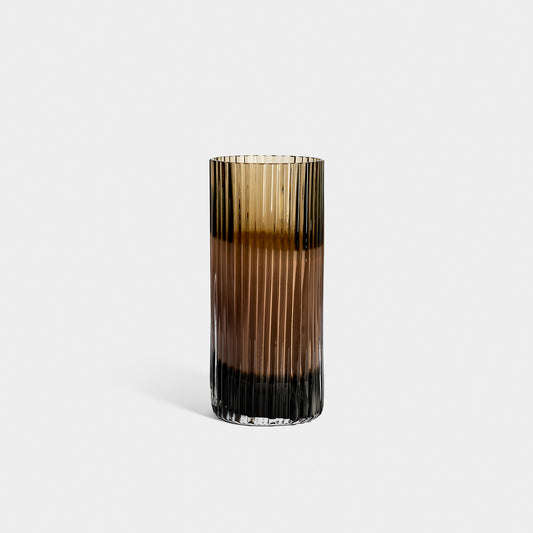 Plissé Vase Brown Brown ED-10