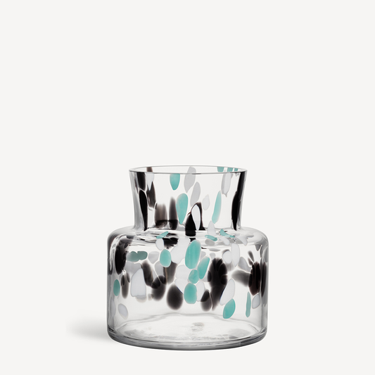 Gran Vase Green Black Small