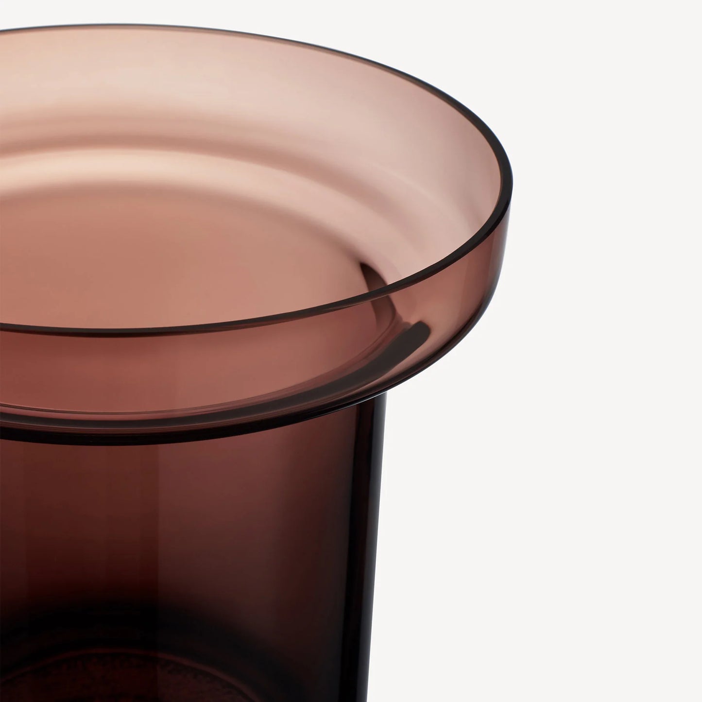 Limelight Vase Burgundy/Brown Low