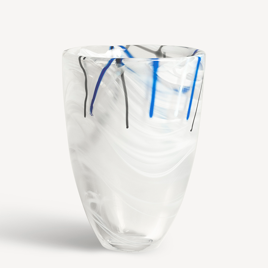 Contrast White Vase