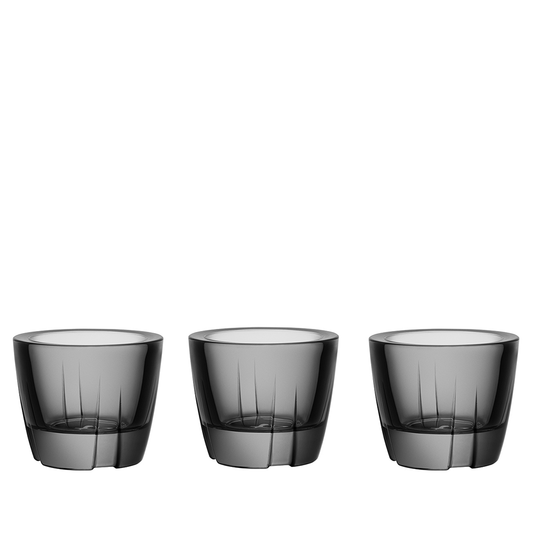 Bruk Gray Votive/Anything Bowl - Set of 3