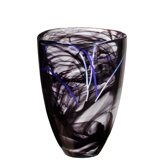 Contrast Vase, Black