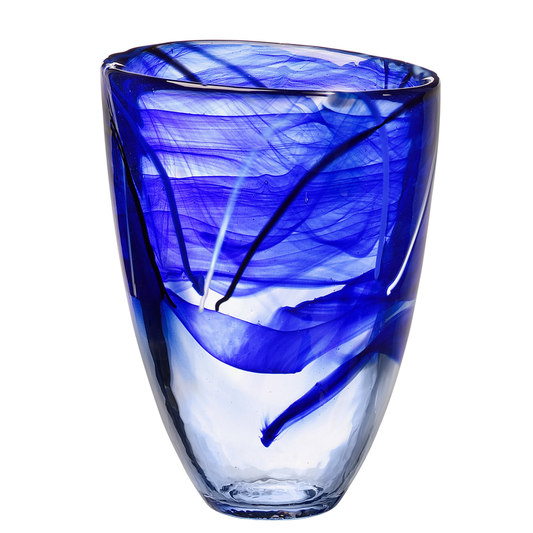 Contrast Vase Blue