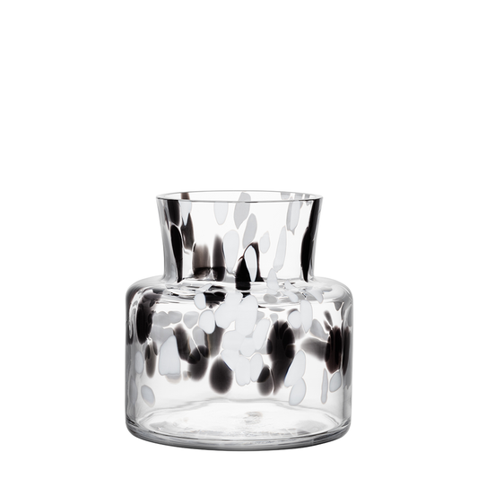 Bjork Vase Black White Small
