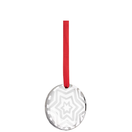 Glimmer Ornament White Star